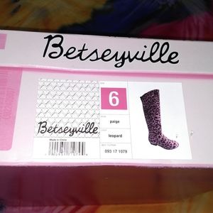 Betseyville Leopard Boots
